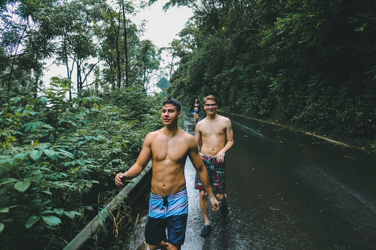 Active man demonstrating fitness and wellness lifestyle
